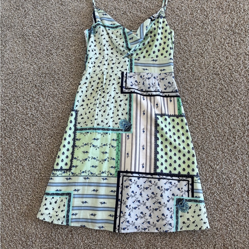 LOFT Multicolor Patterned Dress